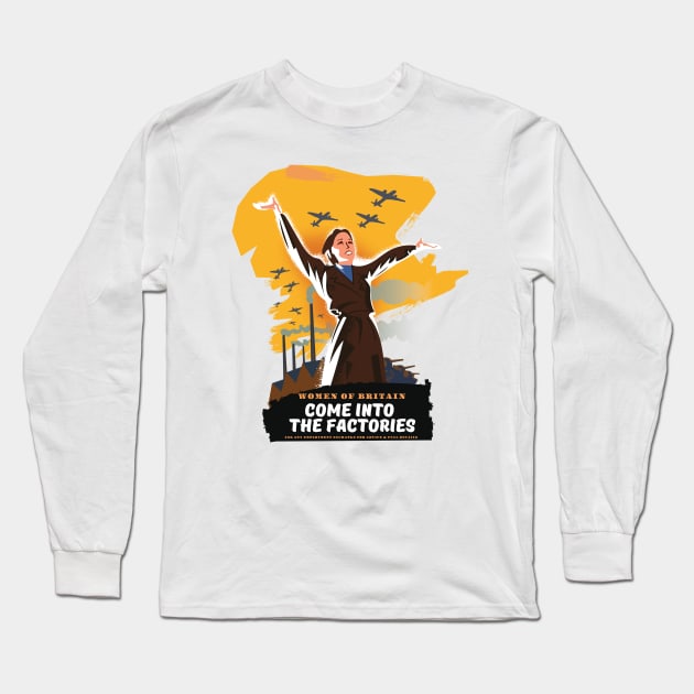 Come into the Factories Long Sleeve T-Shirt by nickemporium1